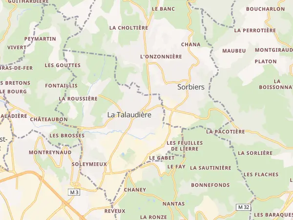 Plan de La Talaudière