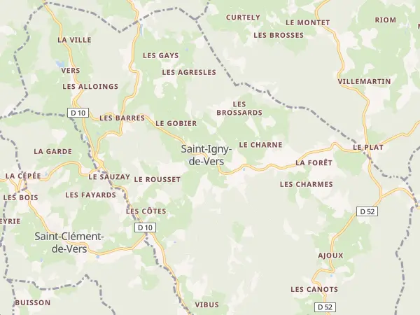 Plan de Saint-Igny-de-Vers