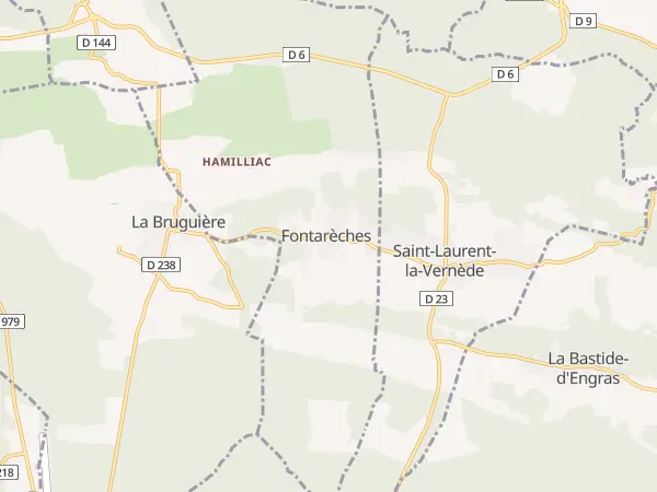 Plan de Fontarèches