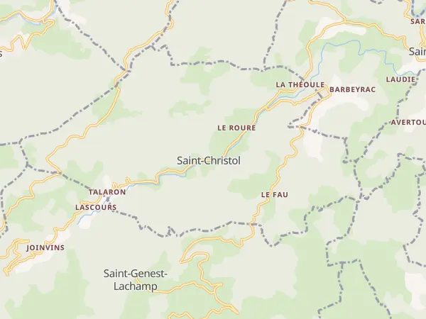 Plan de Saint-Christol