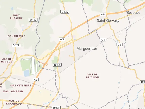 Plan de Marguerittes