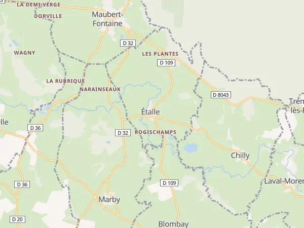 Plan de Étalle