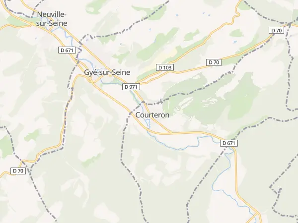 Plan de Courteron