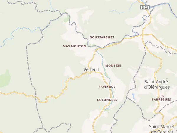 Plan de Verfeuil