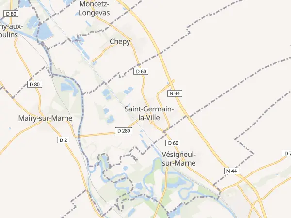 Plan de Saint-Germain-la-Ville