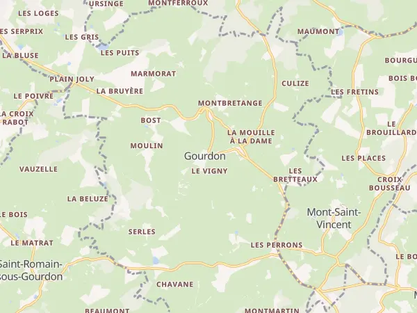 Plan de Gourdon