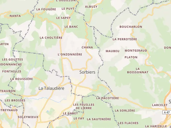 Plan de Sorbiers