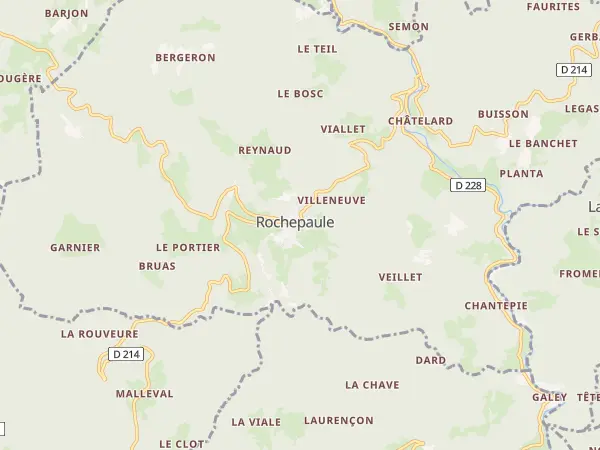Plan de Rochepaule