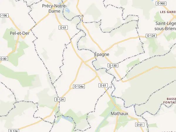 Plan de Blaincourt-sur-Aube
