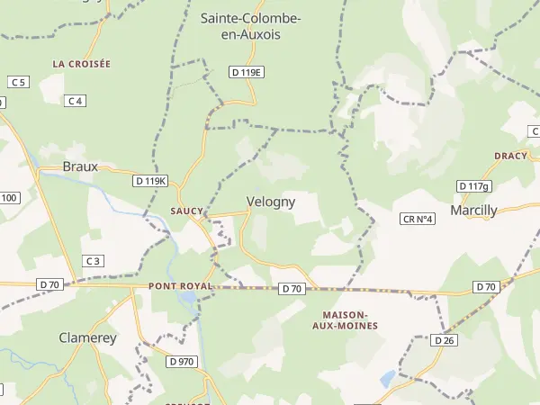 Plan de Velogny