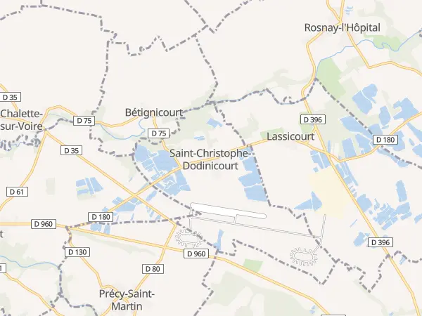 Plan de Saint-Christophe-Dodinicourt