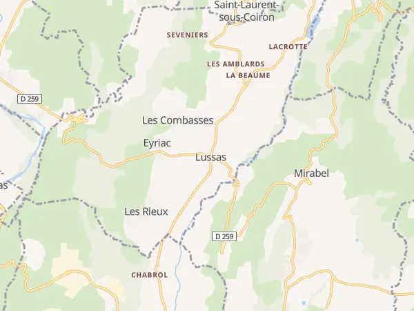 Plan de Lussas