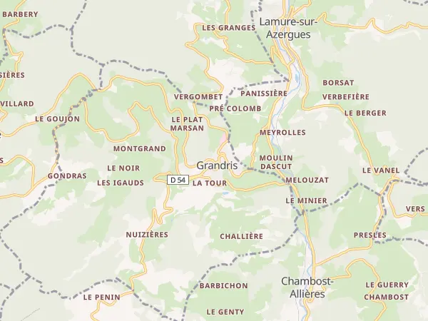 Plan de Grandris