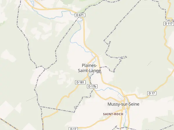 Plan de Plaines-Saint-Lange