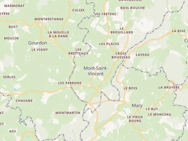 Plan de Mont-Saint-Vincent