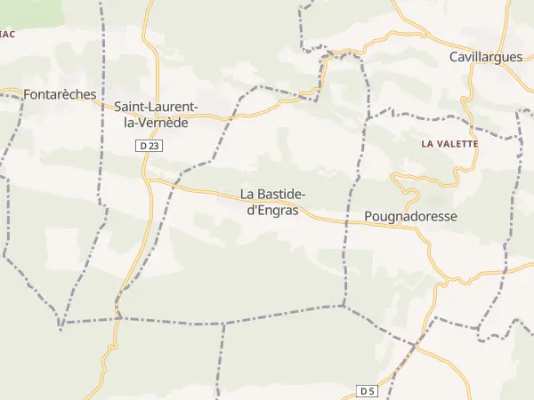 Plan de La Bastide-d’Engras