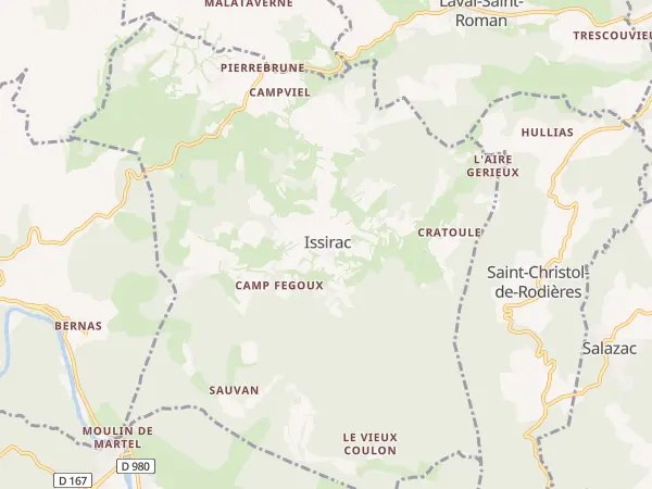 Plan de Issirac
