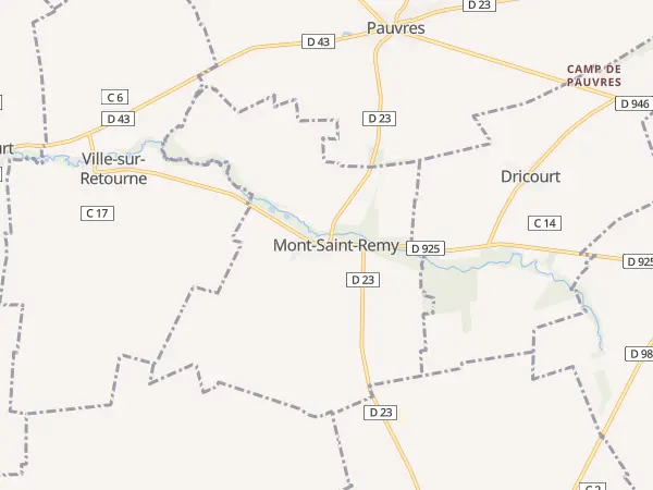 Plan de Mont-Saint-Remy