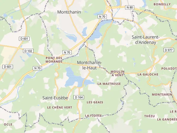 Plan de Saint-Eusèbe