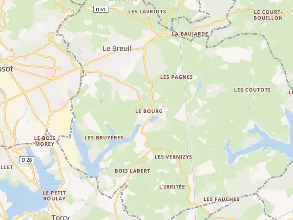 Plan du Breuil