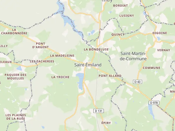 Plan de Saint-Émiland