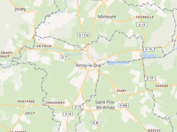 Plan de Arnay-le-Duc