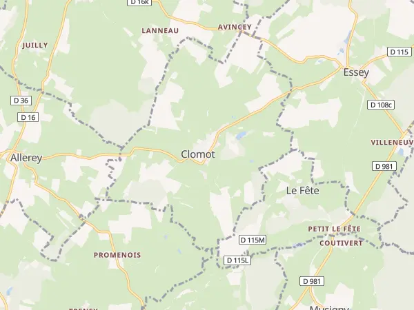 Plan de Clomot