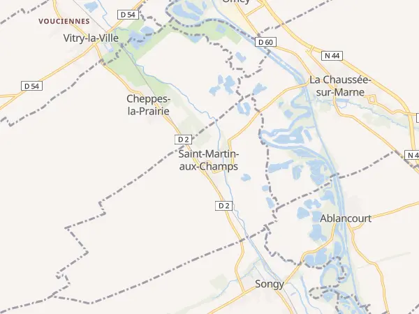 Plan de Saint-Martin-aux-Champs