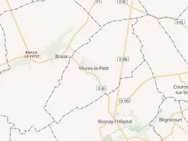 Plan de Yèvres-le-Petit