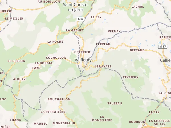 Plan de Valfleury