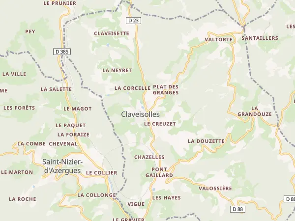 Plan de Claveisolles
