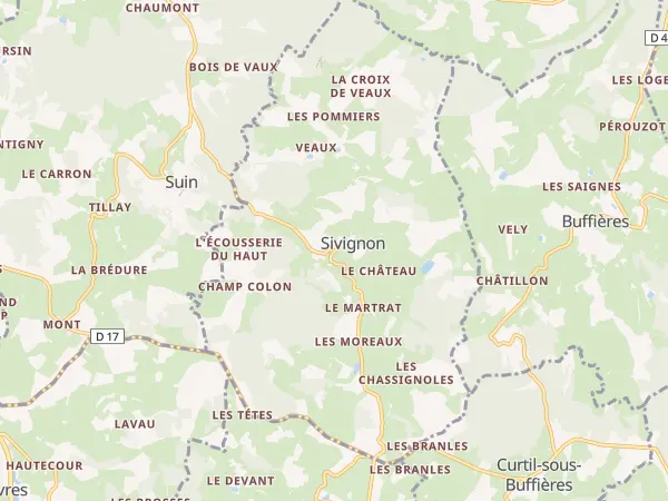 Plan de Sivignon
