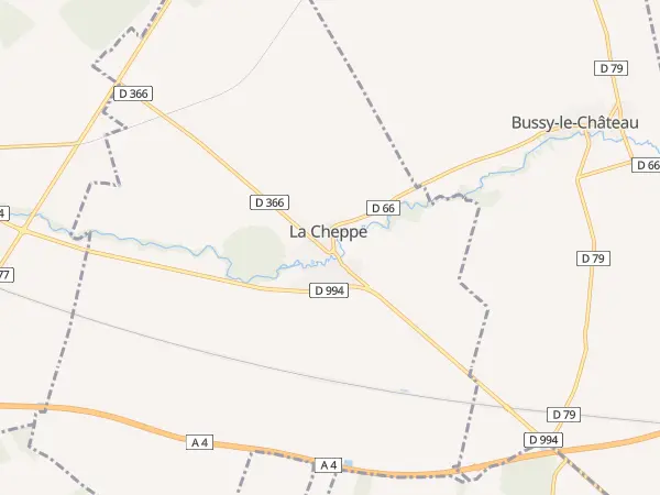Plan de La Cheppe