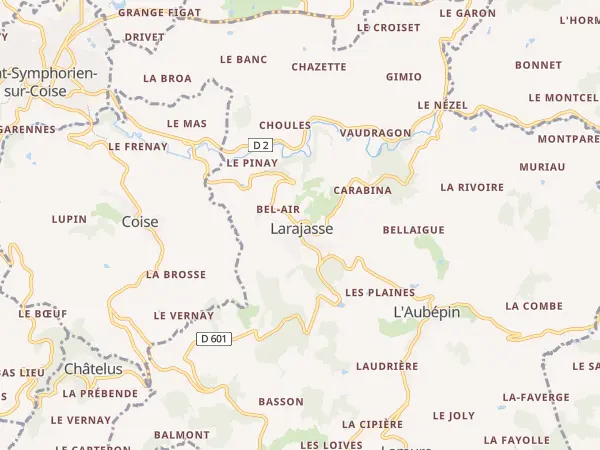 Plan de Larajasse