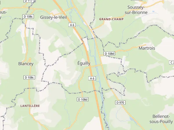 Plan de Éguilly