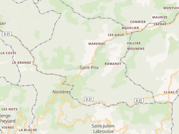 Plan de Saint-Prix