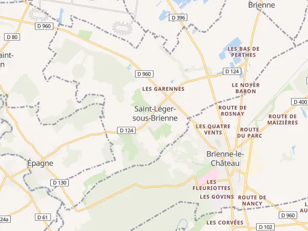 Plan de Saint-Léger-sous-Brienne