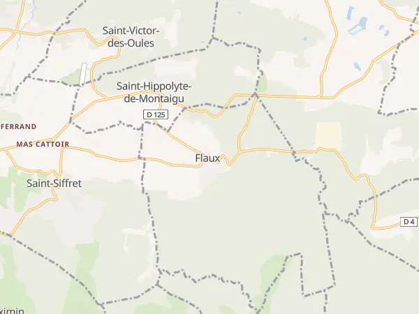 Plan de Flaux