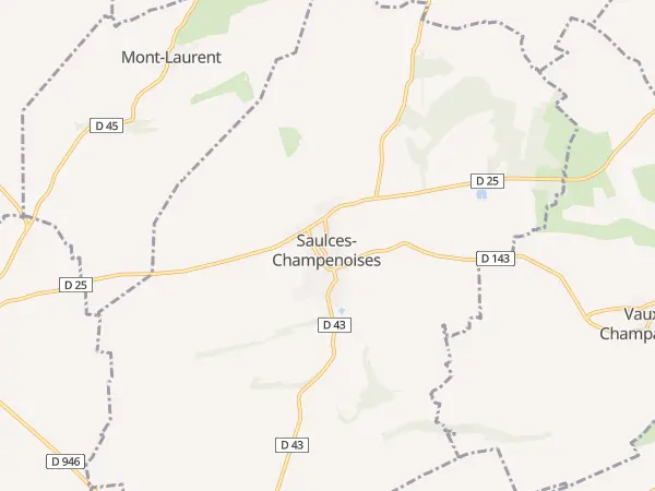 Plan de Saulces-Champenoises