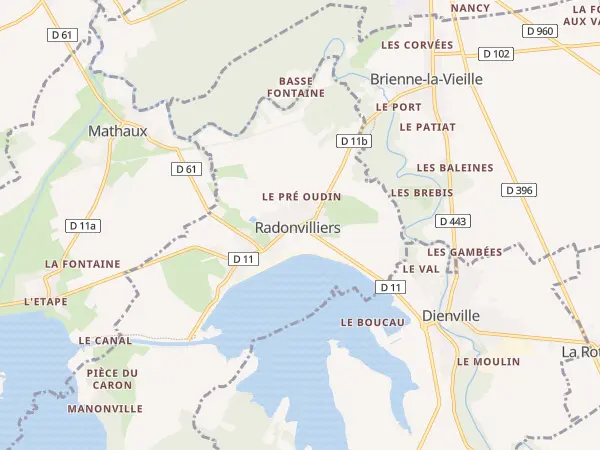 Plan de Radonvilliers