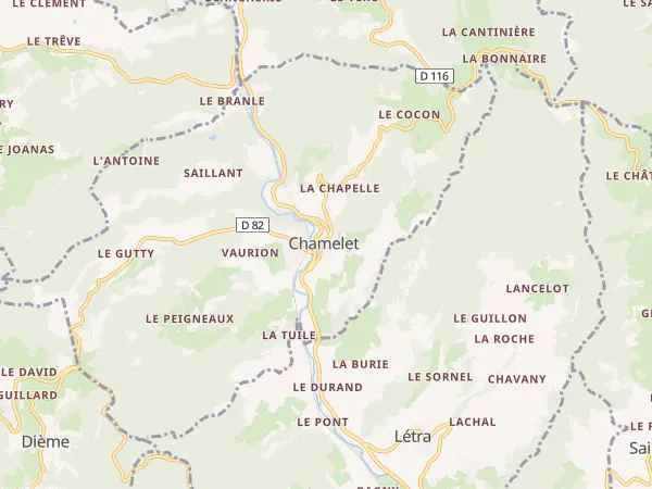 Plan de Chamelet