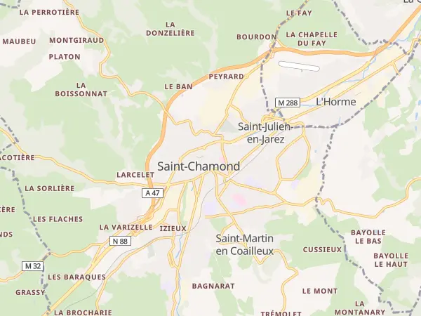 Plan de Saint-Chamond