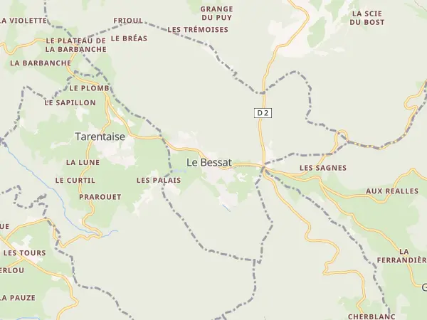 Plan du Bessat