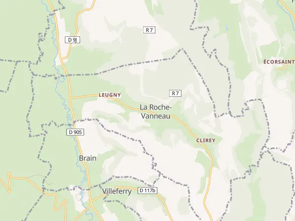 Plan de La Roche-Vanneau