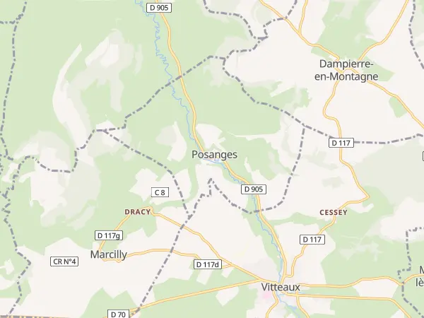 Plan de Posanges