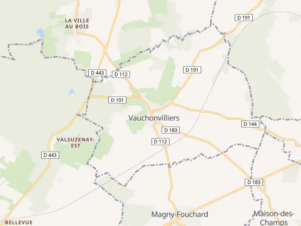 Plan de Vauchonvilliers