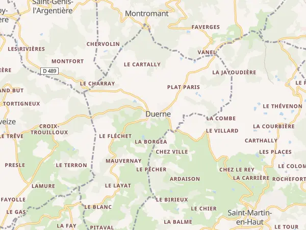 Plan de Duerne