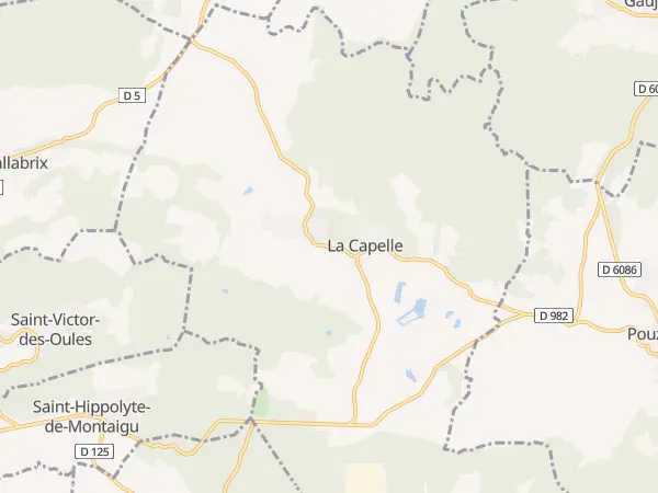 Plan de La Capelle-et-Masmolène
