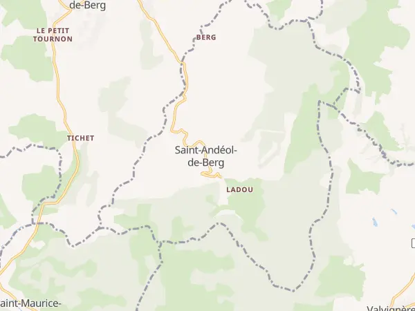 Plan de Saint-Andéol-de-Berg