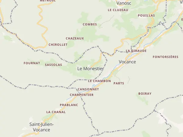 Plan de Monestier